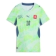Billige Fotballdrakt Sveits Granit Xhaka #10 Replika Bortedrakt Dame VM 2026 Kortermet Billige Fotballdrakt Sveits Granit Xhaka #10 Replika Bortedrakt Dame VM 2026 Kortermet